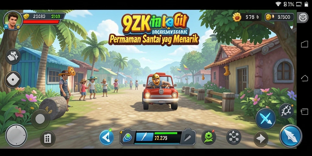 Tangkapan layar dari gameplay santai 9ZK yang menampilkan karakter sedang beraktivitas.