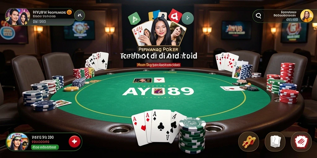Tampilan gameplay AYU89 dengan suasana seru permainan Poker.