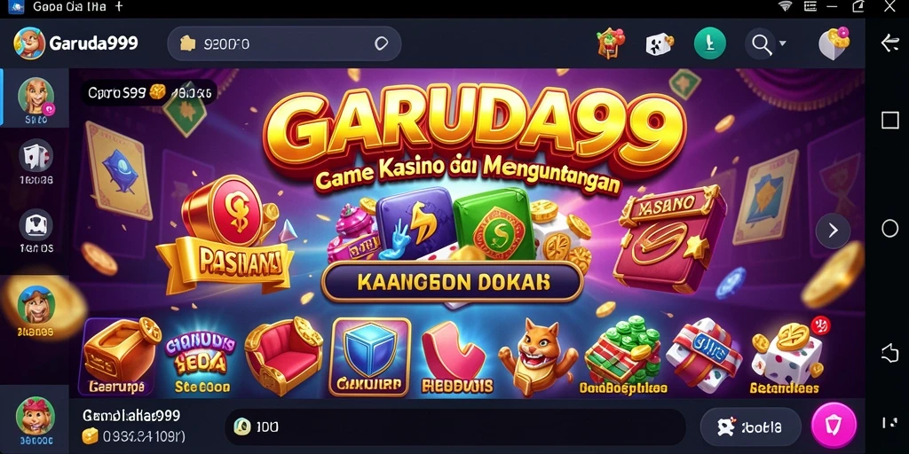 Tampilan gameplay seru dan interaktif di GARUDA999.