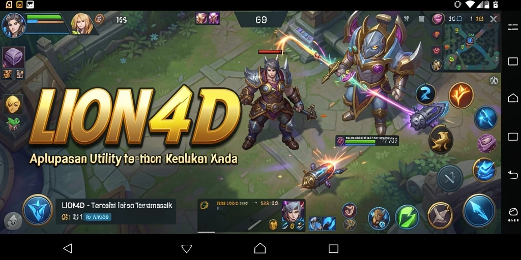 Screenshot utama LION4D menunjukkan antarmuka aplikasi Utility yang ramah pengguna.