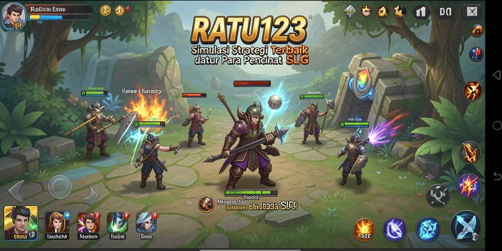 Tampilan menawan gameplay di RATU123 yang penuh strategi.