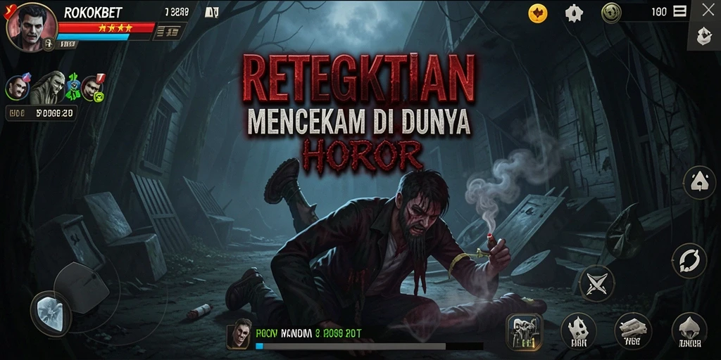 Screenshot menampilkan gameplay menegangkan dari ROKOKBET.