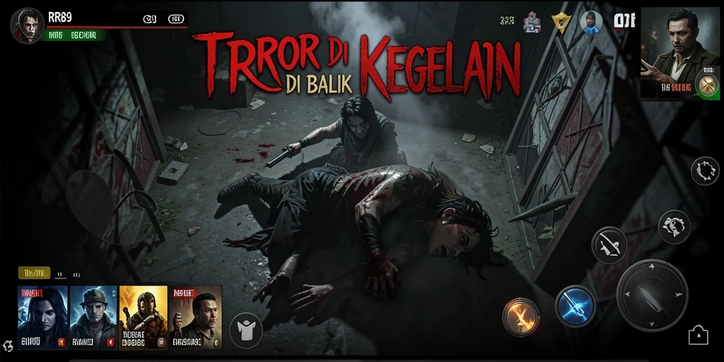 Tampilan gameplay mencekam di RR89 yang mengguncang ketenangan.