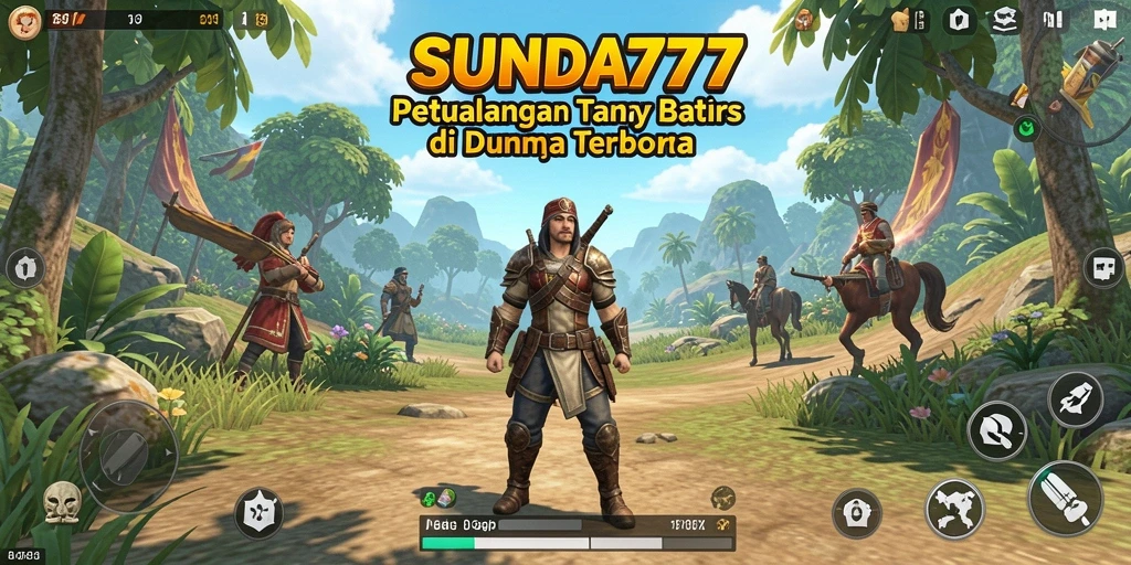 Tangkapan layar gameplay SUNDA777 menampilkan petualangan seru di dunia terbuka.